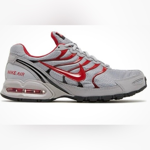 Nike Red and Gray Athletic Shoes